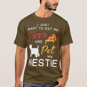 Camiseta Navidades dueños de Westie Dog Pizza Lover Cumplea