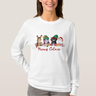 Camiseta Navidades dulces gatitos