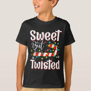 Camiseta Navidades dulces pero torcidos Candy Lover Xmas Ni