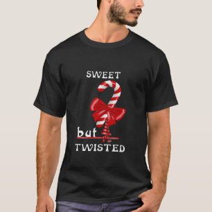 Camiseta Navidades Dulces Pero Twisted Funny Candy Cane Cit
