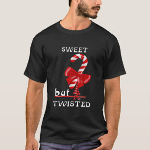 Camiseta Navidades Dulces Pero Twisted Funny Candy Cane Cit