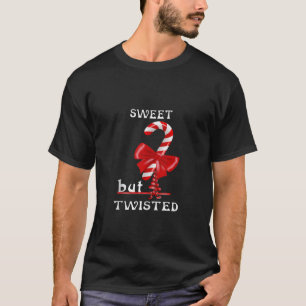 Camiseta Navidades Dulces Pero Twisted Funny Candy Cane Cit