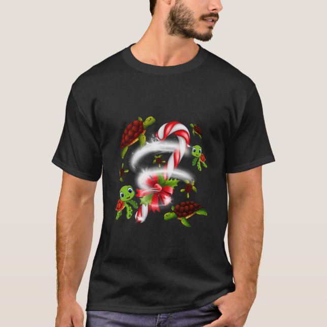 Camiseta Navidades dulces y golosos de tortuga (Anverso)