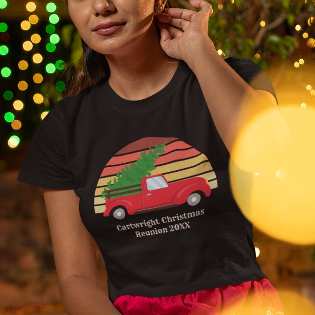 Camiseta Navidades educados familia sindical camionetas roj (Subido por el creador)