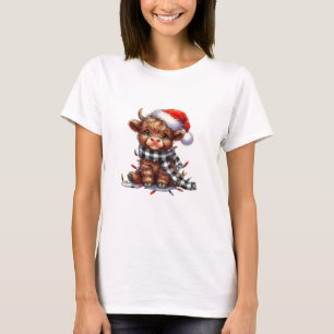 Camiseta Navidades educados iluminan a Navidades divertidos