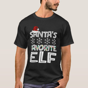 Camiseta Navidades - El elfo favorito de Santa María