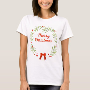 Camiseta Navidades elegantes coraje y estrellas