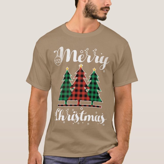 Camiseta Navidades Elementos Merry Diciembre Navidades de P (Anverso)