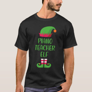 Camiseta Navidades Elf de Piano Teacher Grupo de Concordanc
