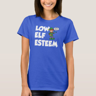 Camiseta Navidades Elf Esteem de bajo rendimiento vacaciona