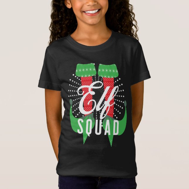 Camiseta Navidades Elf Heels Squad (Anverso)