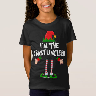Camiseta Navidades Elf I'm The Crazy Uncle Elf Xmas