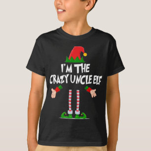 Camiseta Navidades Elf I'm The Crazy Uncle Elf Xmas Gift