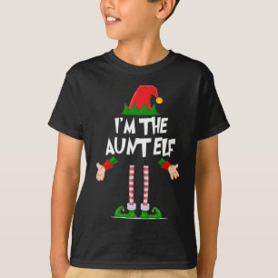 Camiseta Navidades Elf I'm The Tía Elf Matching Xmas Gift