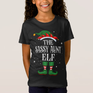 Camiseta Navidades Elf Matching Family Divertido La tía fre