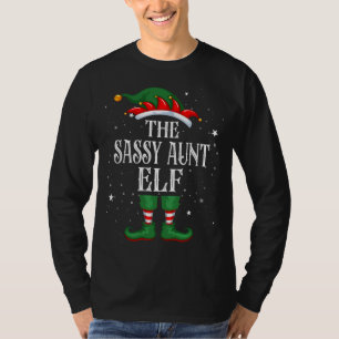 Camiseta Navidades Elf Matching Family Divertido La tía fre