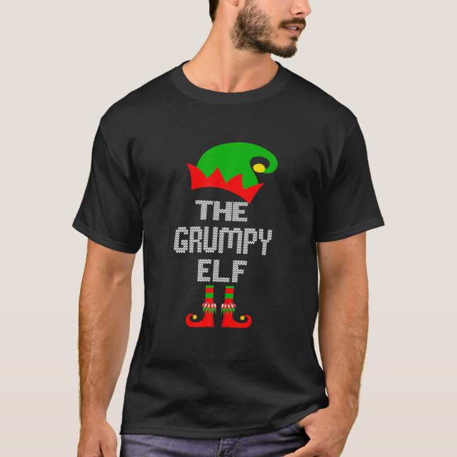 Camiseta Navidades Elf Pajamas Grupo Familia Xmas O (Anverso)
