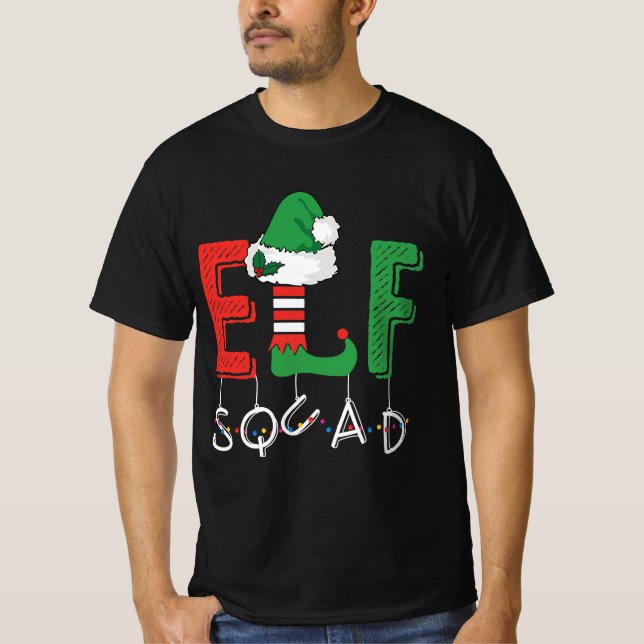 Camiseta Navidades Elf Squad (Anverso)