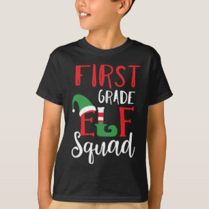 Camiseta Navidades Elf Squad primer grado profesor superior