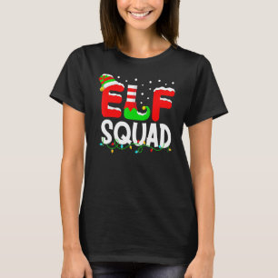 Camiseta Navidades Elf Squad que coinciden con familia dive