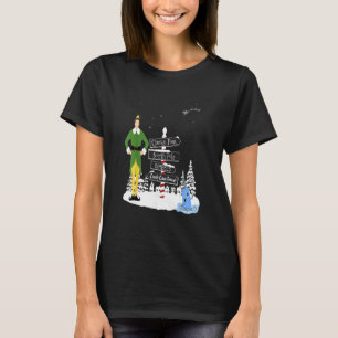 Camiseta Navidades Elf Towns Holiday Santa Buddy Snow