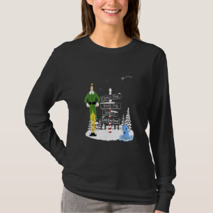 Camiseta Navidades Elf Towns Holiday Santa Buddy Snow