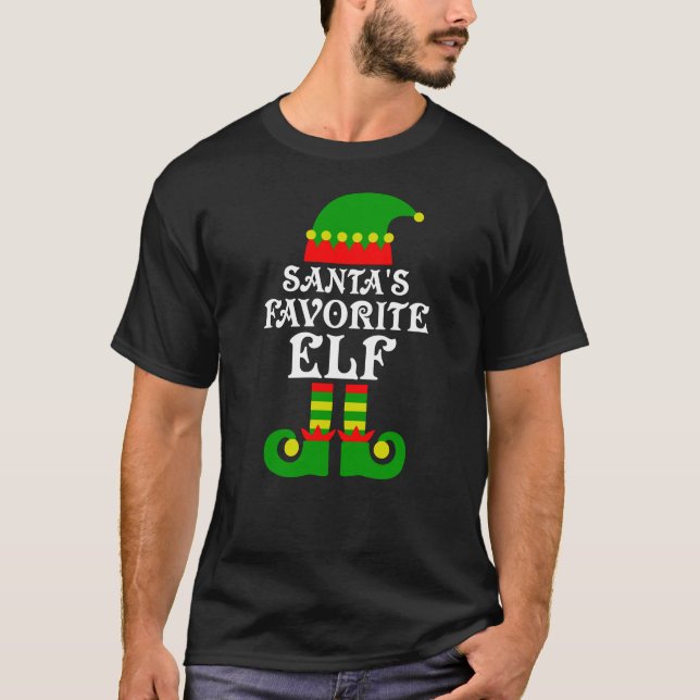 Camiseta Navidades elfos favoritos de Santa Elena (Anverso)