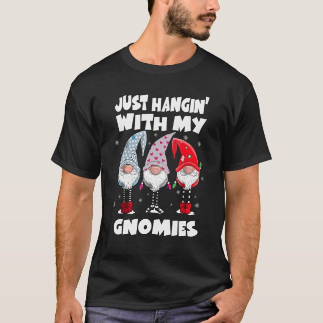 Camiseta Navidades Elves Gnomies Familia Pajama Cos (Anverso)