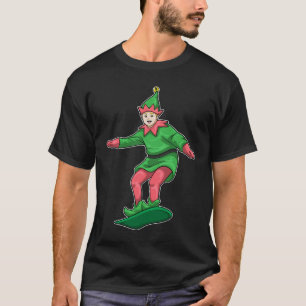 Camiseta Navidades Elves Snowboard