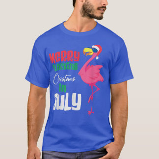 Camiseta Navidades En Bloqueo De Cerezos En Julio, Guay Fla