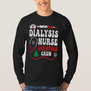 Camiseta Navidades en diálisis Enfermería para diálisis Nef
