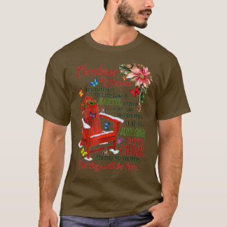 Camiseta Navidades en el poema Heavenx27 con silla Rocking 