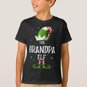 Camiseta Navidades en juego de la familia abuelo Elf