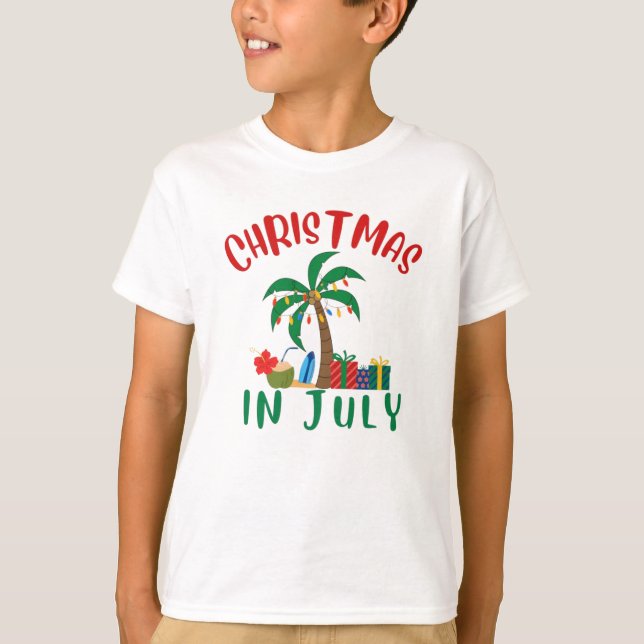 Camiseta Navidades En Julio (Anverso)