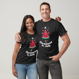 Camiseta Navidades En Julio Árbol De La sandía De Verano