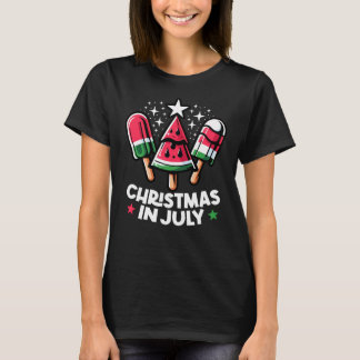Camiseta Navidades En Julio Árbol De Pláceas De Agua De Ver