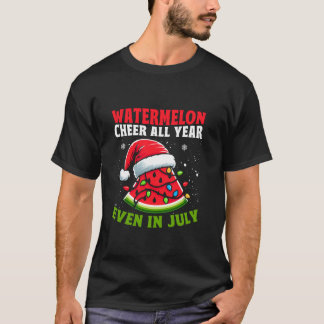 Camiseta Navidades en julio con luz de árbol de navidad en