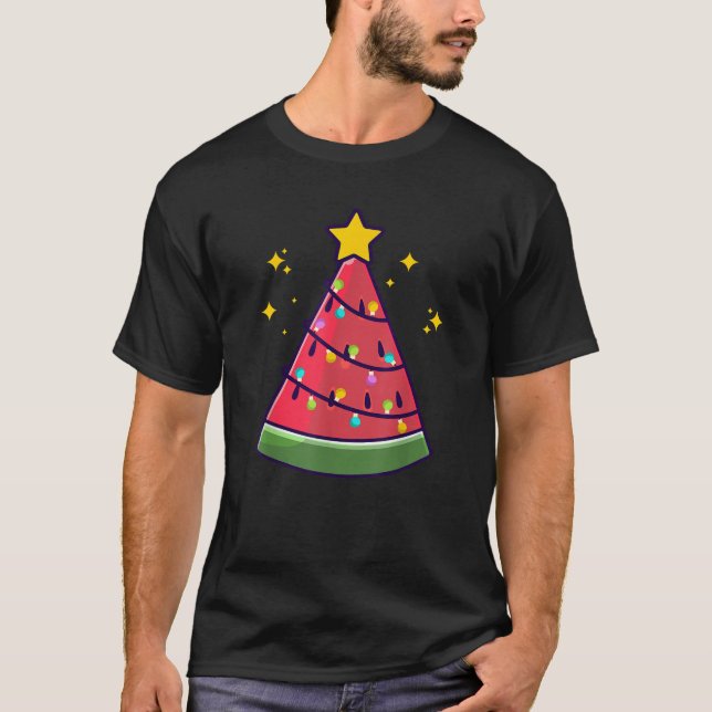 Camiseta Navidades En Julio Curte De Árbol De Verano De La  (Anverso)