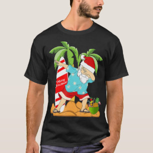Camiseta Navidades En Julio Dabbing Santa Summer Watermelon