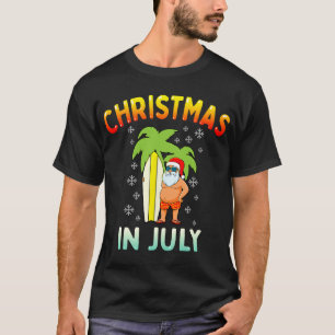Camiseta Navidades en julio de divertidas navidades de vera