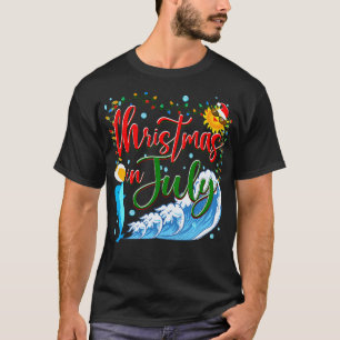 Camiseta Navidades en julio de Dolphin graciosos