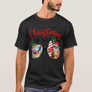 Camiseta Navidades En Julio De La Divertida Playa Vintage D