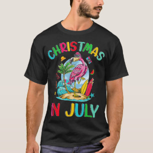 Camiseta Navidades En Julio De Las Vacaciones De Verano De