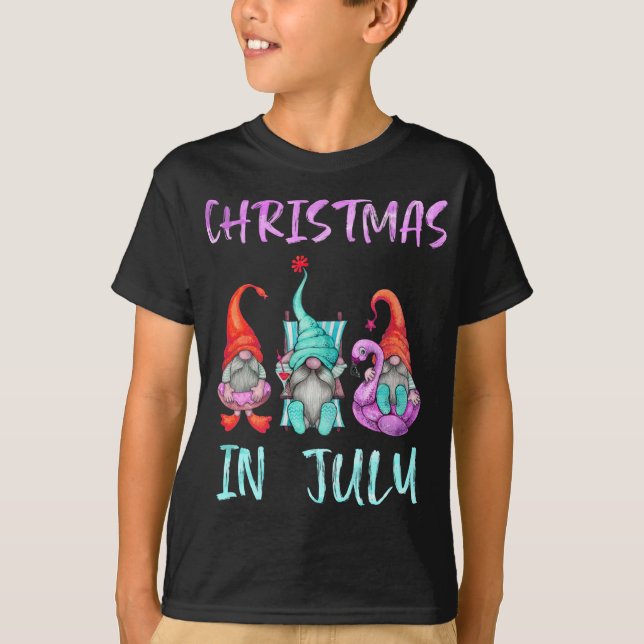 Camiseta Navidades en julio de los cómicos Navidades de Gno (Anverso)