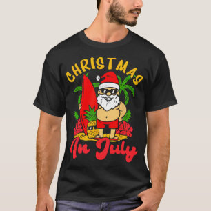 Camiseta Navidades En Julio De Los Hombres De Verano De Pap