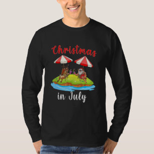 Camiseta Navidades En Julio De Mitad De Año Informe
