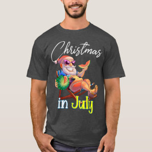 Camiseta Navidades En Julio De Santa Claus Watermelon Beach