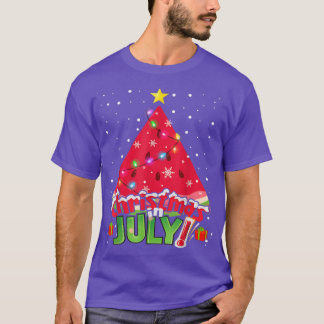 Camiseta Navidades En Julio De Vacaciones De Verano De La M
