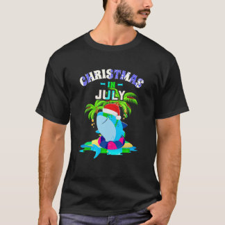 Camiseta Navidades en julio de vacaciones en playa de Shirt