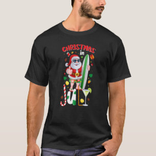 Camiseta Navidades En Julio De Vacaciones En Playa Santa Su